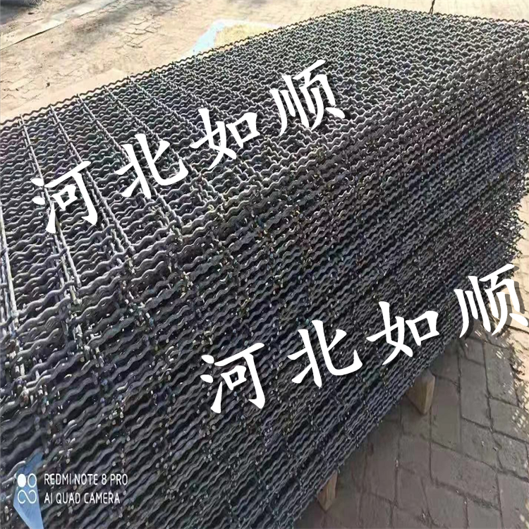 黑絲4-6mm鋼筋編織網(wǎng)片滿焊-握邊-卷邊圖片2